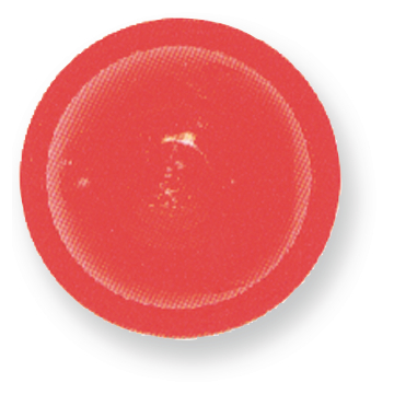 Omtreklicht reserveglas rood